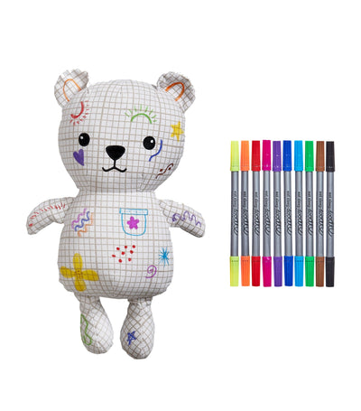 eatsleepdoodle Colour-In and Doodle Artie Bear Creative Toy
