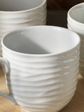Malvern white stacking mugs set of 6, imported from the UK