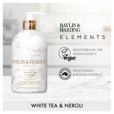Baylis & Harding white tea and neroli hand wash 500ml - British product