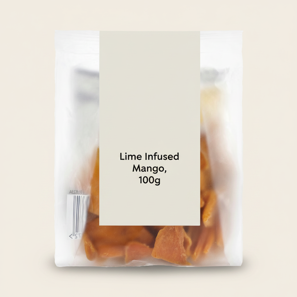 Holland & Barrett lime infused mango slices 100g, UK version
