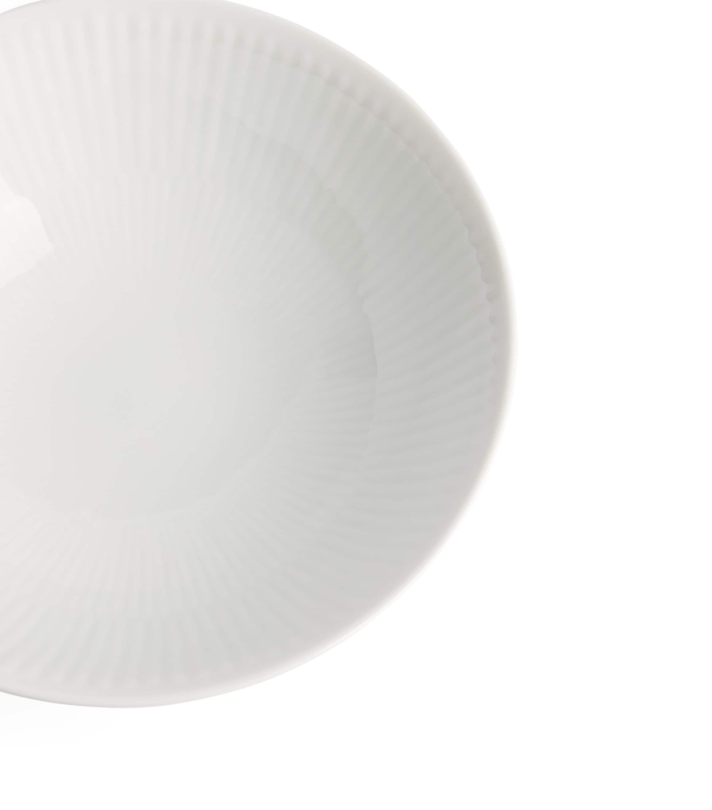 Royal Copenhagen Set of 2 White Fluted Bowls (15cm)