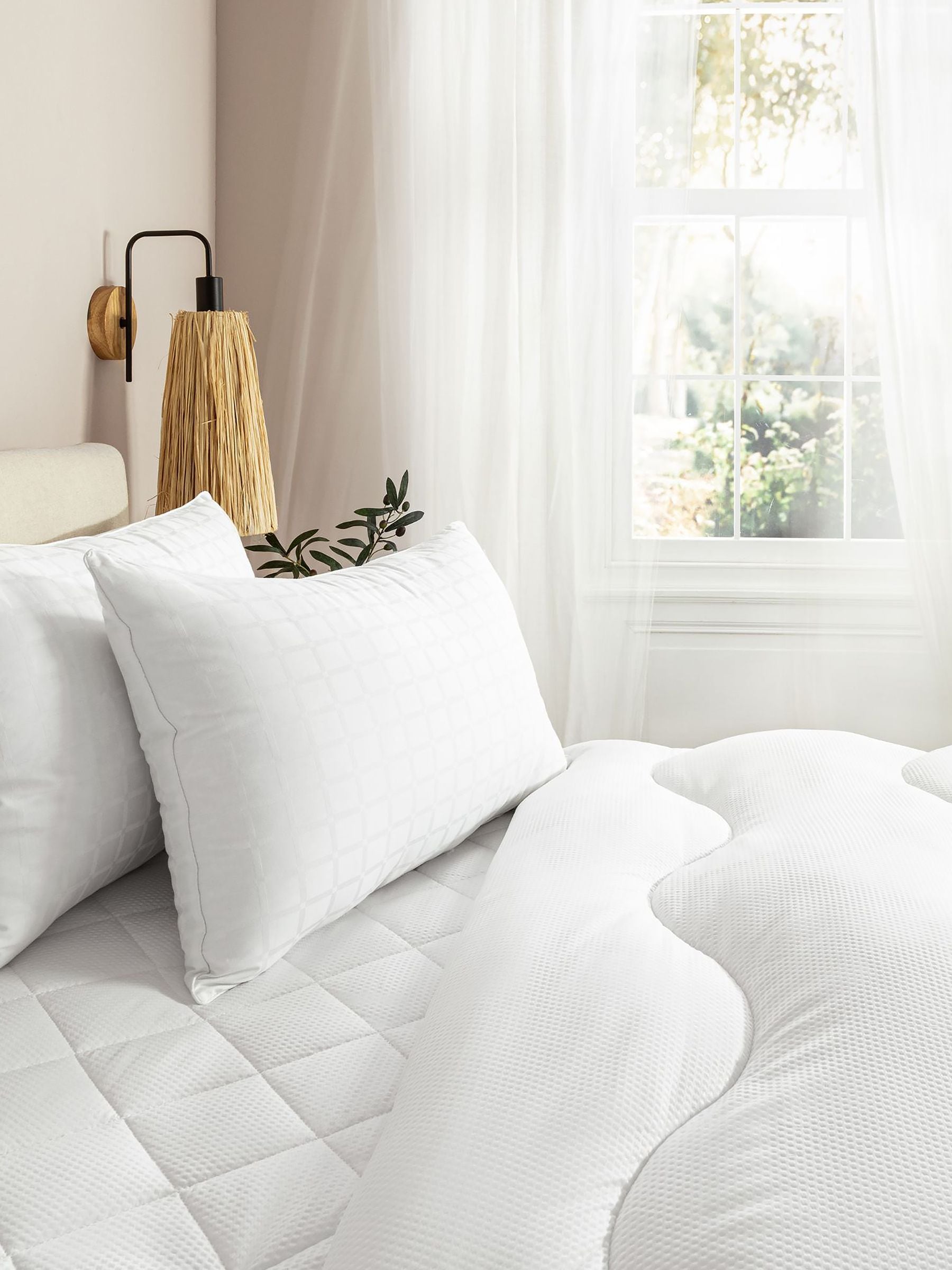 Soft Breathe Modal Blend White Pillow 48x74cm - British product