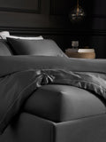 Charcoal Grey fitted sheet for Super King mattress - British product