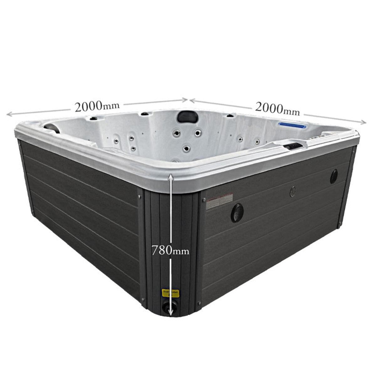 Blue Whale Spa Olive Bay 6 person hot tub - British product