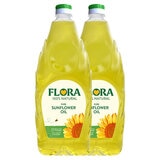 Flora sunflower oil 2 x 2L - British product