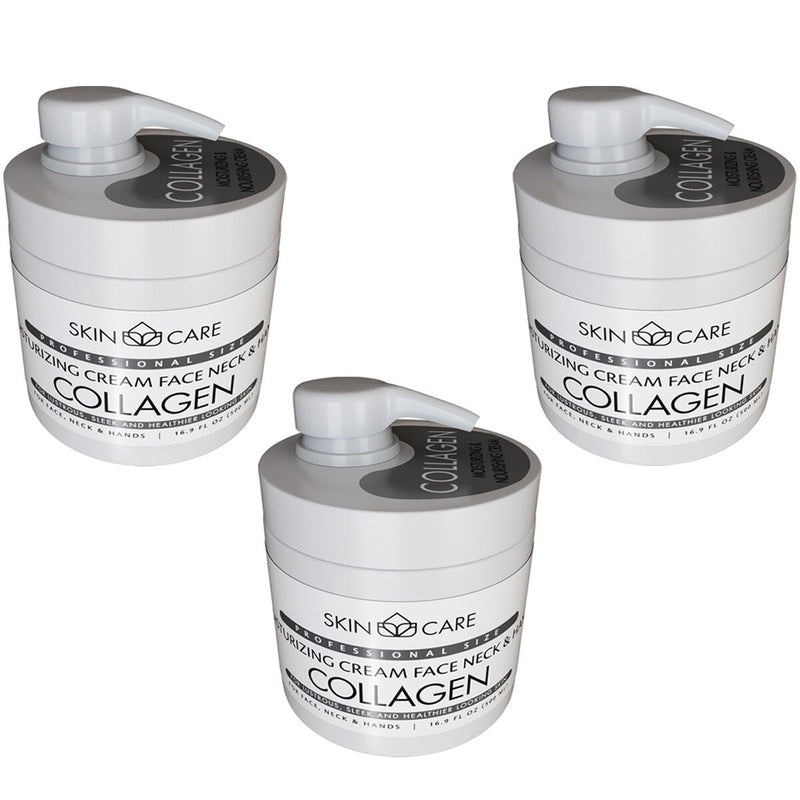 Collagen Face & Body Cream 3 x 500ml (British brand)