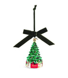 Glittering Champagne Bottle Christmas Tree Decoration