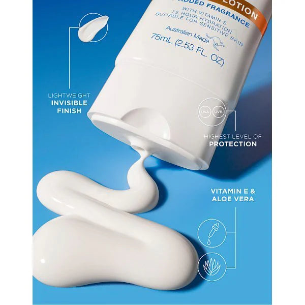 Bondi Sands facial sunscreen SPF 50+, imported from the UK