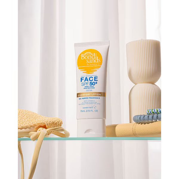 Bondi Sands facial sunscreen SPF 50+, imported from the UK