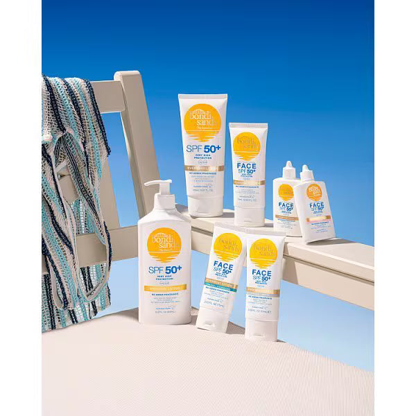 Bondi Sands facial sunscreen SPF 50+, imported from the UK