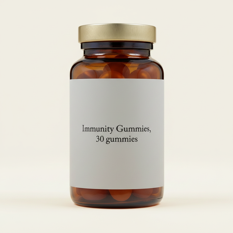 Holland & Barrett Immunity Orange Flavour Gummies 30 count, UK version