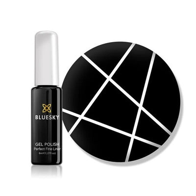 Bluesky Perfect Fine Liner White Chalk Nail Art Brush