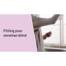 Argos Home jet black venetian blind 90cm - British product