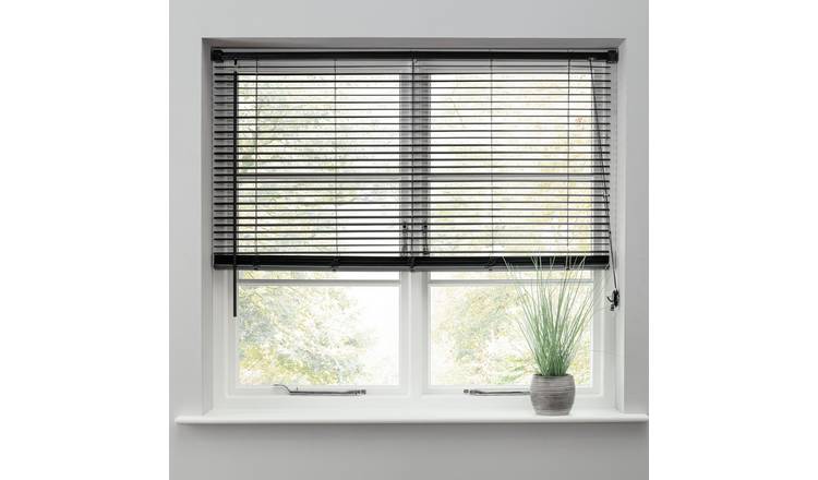 Argos Home jet black venetian blind 90cm - British product