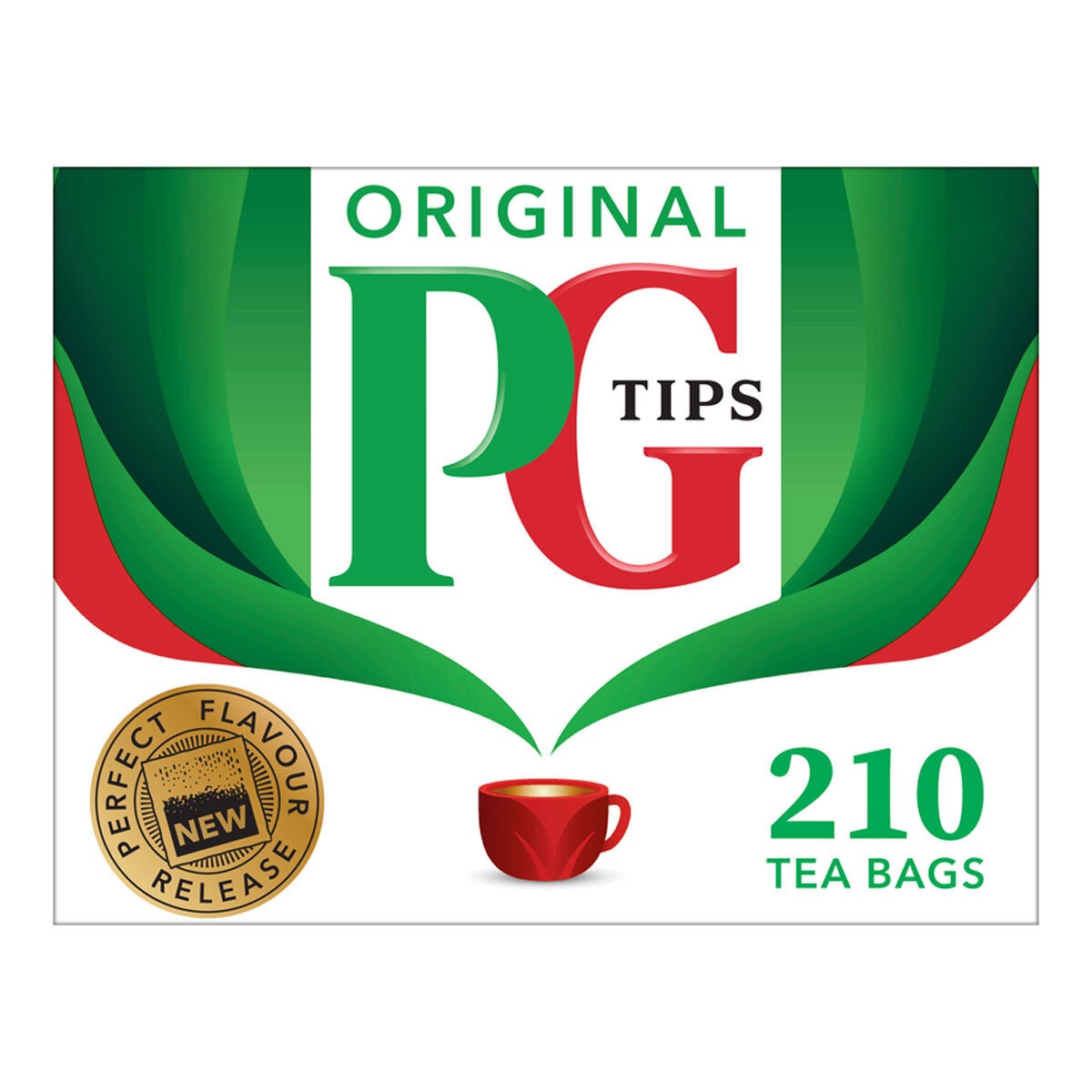 PG Tips black tea bags 4 x 210, imported from the UK
