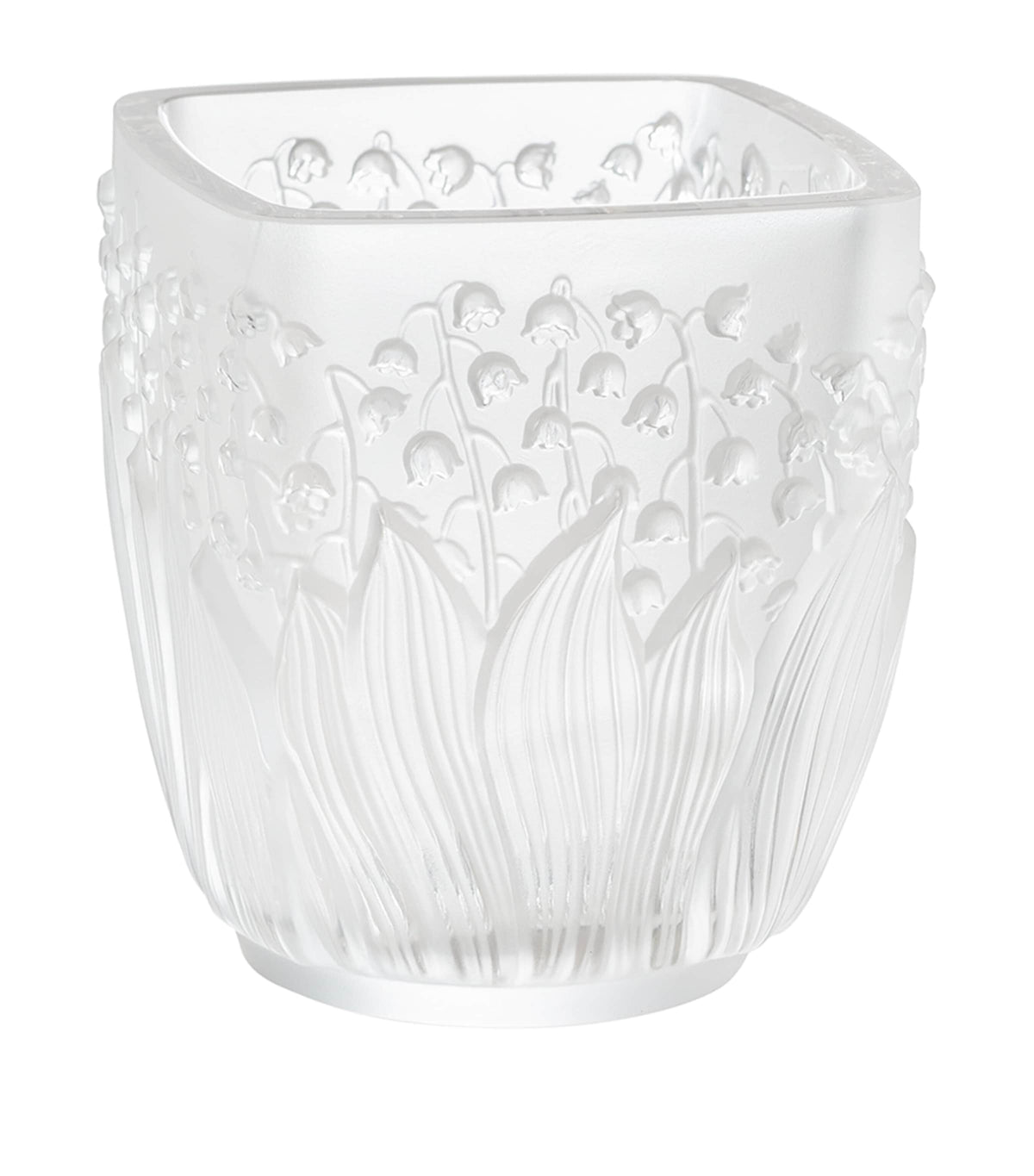 Lalique Crystal Muguet Votive Vase (10.5cm)