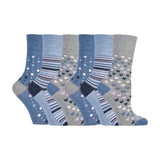 Gentle Grip Bamboo socks 6 pack non elastic, UK version