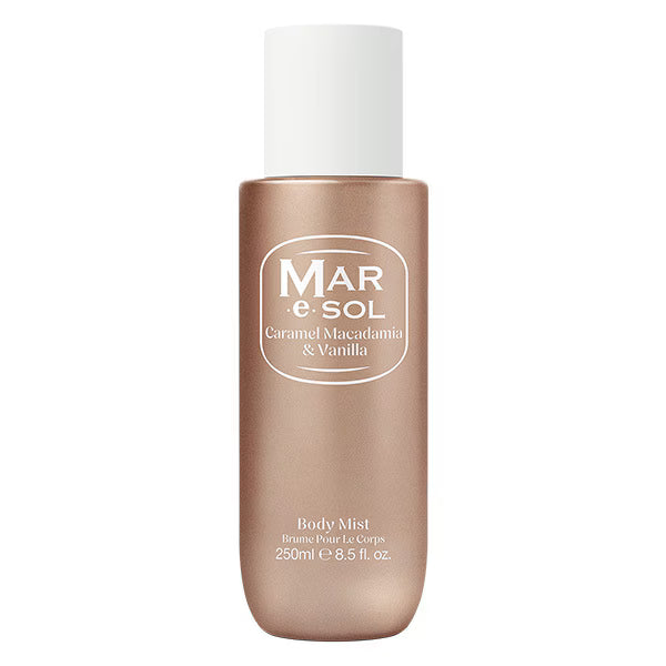 Mar E Sol Caramel Macadamia Body Mist 250ml, imported from the UK