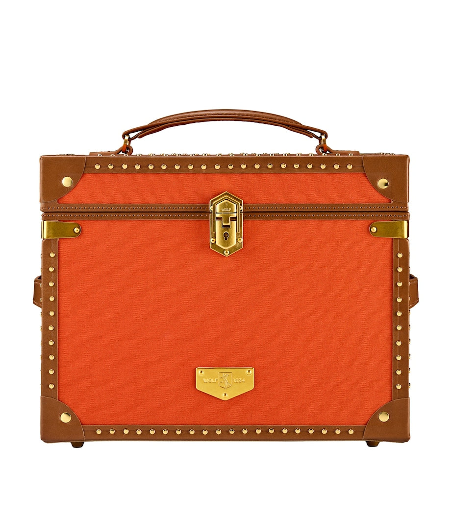 WOLF Canvas Ida Trunk Jewellery Box