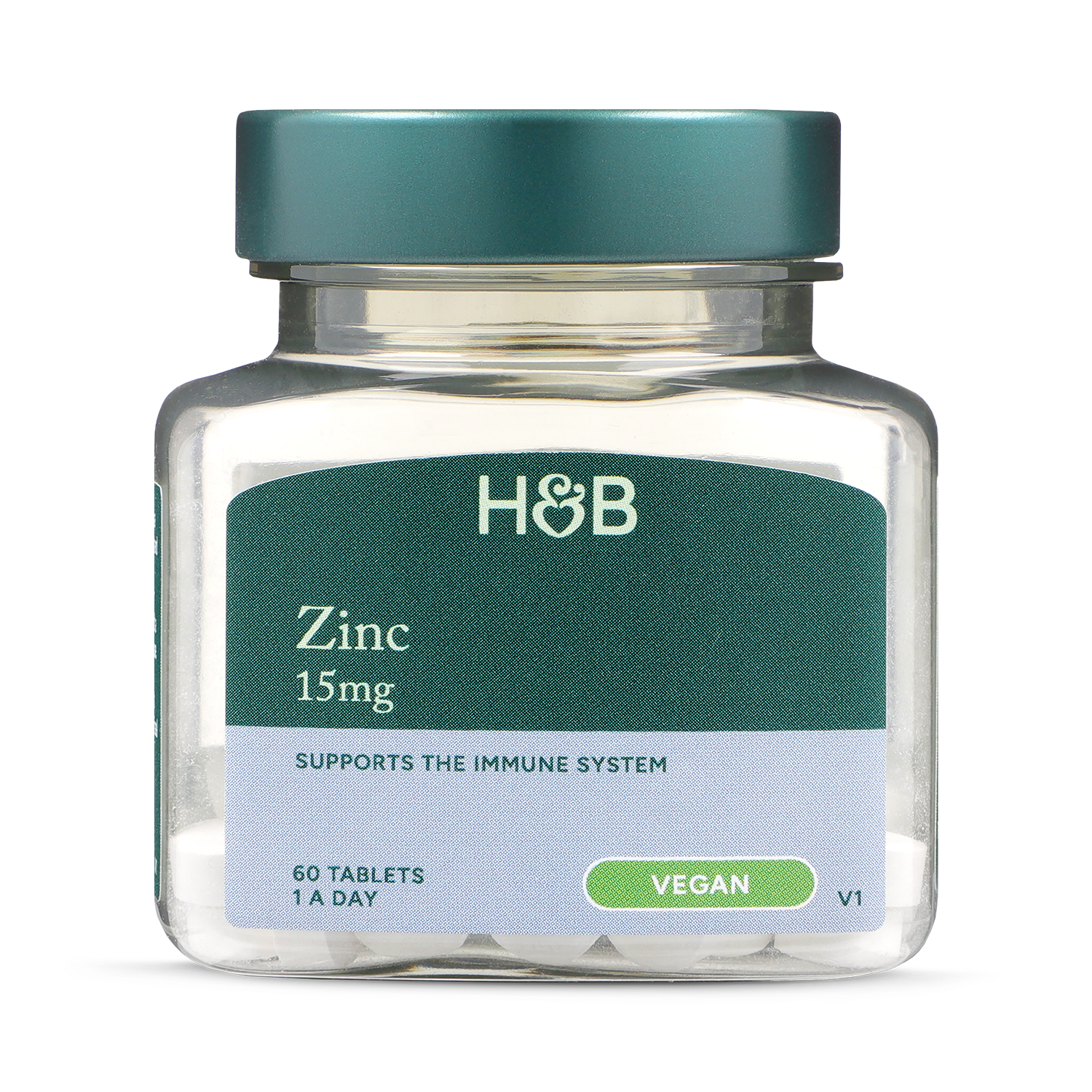 Holland & Barrett Zinc 15mg 60 Tablets - 999104