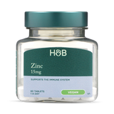 Holland & Barrett Zinc 15mg 60 Tablets - 999106