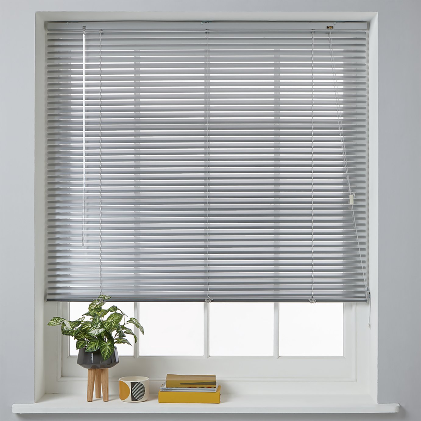 Habitat Aluminium Silver Venetian Blind 180cm, UK version