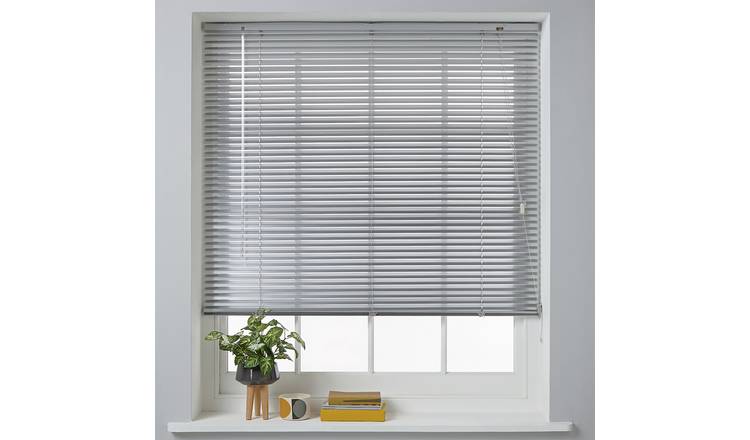 Habitat Aluminium Silver Venetian Blind 180cm, UK version