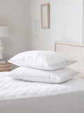 Set of 2 Sleep In Silk Medium 100% Cotton Pillows