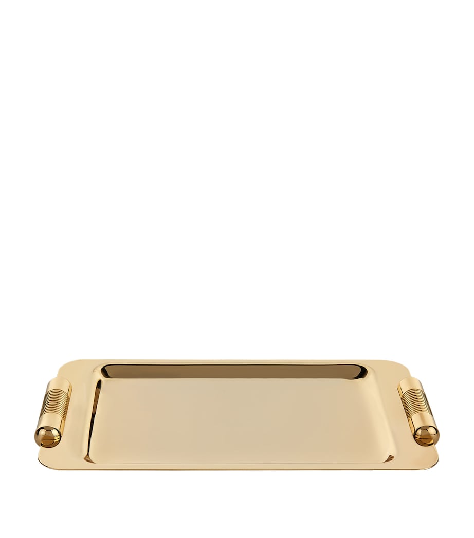 ZODIAC Cylinder Gold-Plated Tray