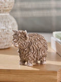 Natural Mini Hamish The Highland Cow Ornament
