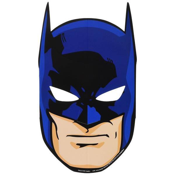 DC Comics Batman paper party masks pack of 8 - British product