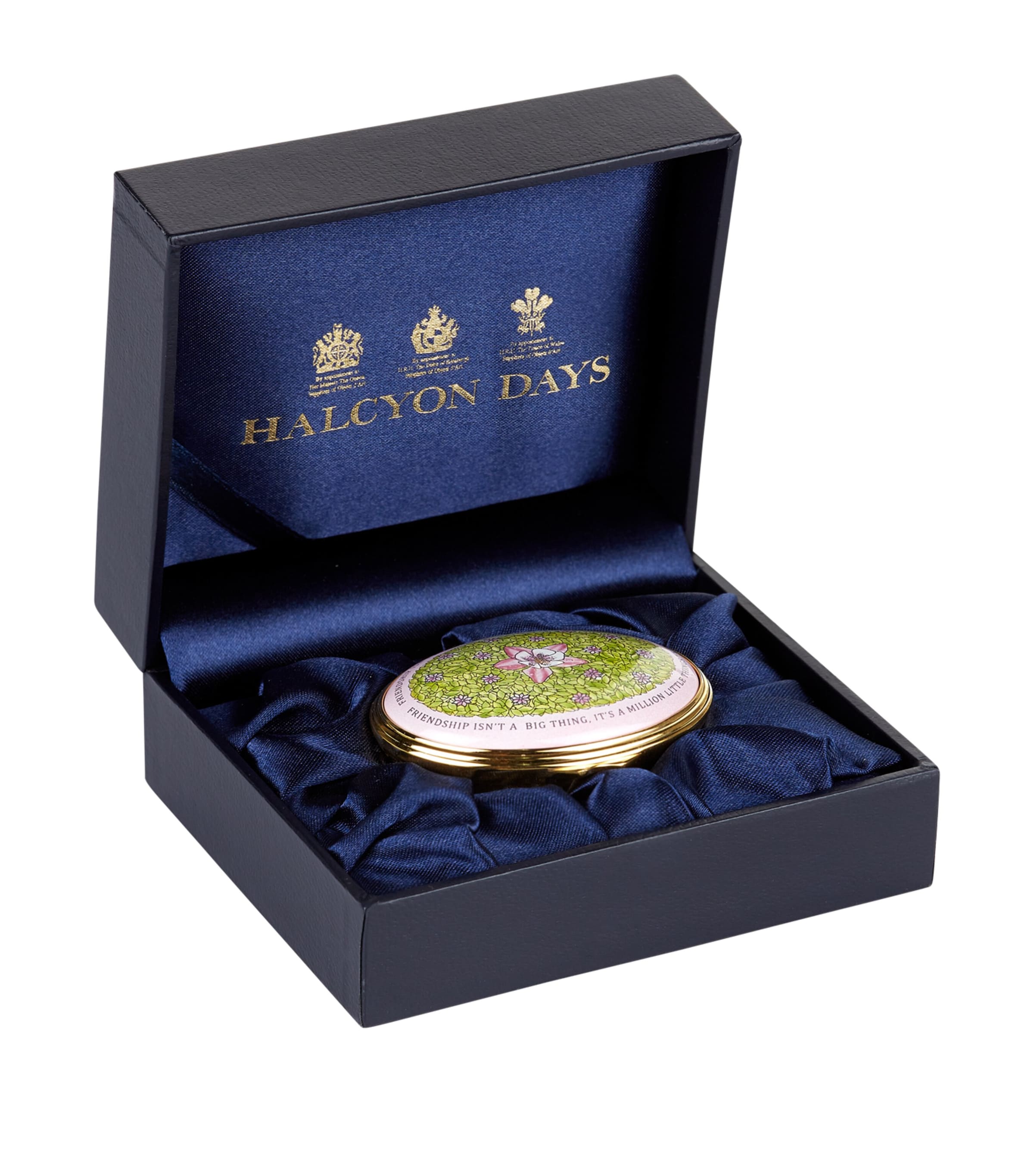 Halcyon Days friendship enamel box, UK version