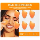 6-Pack Versatile Complexion Sponges for Liquid and Cream Makeup