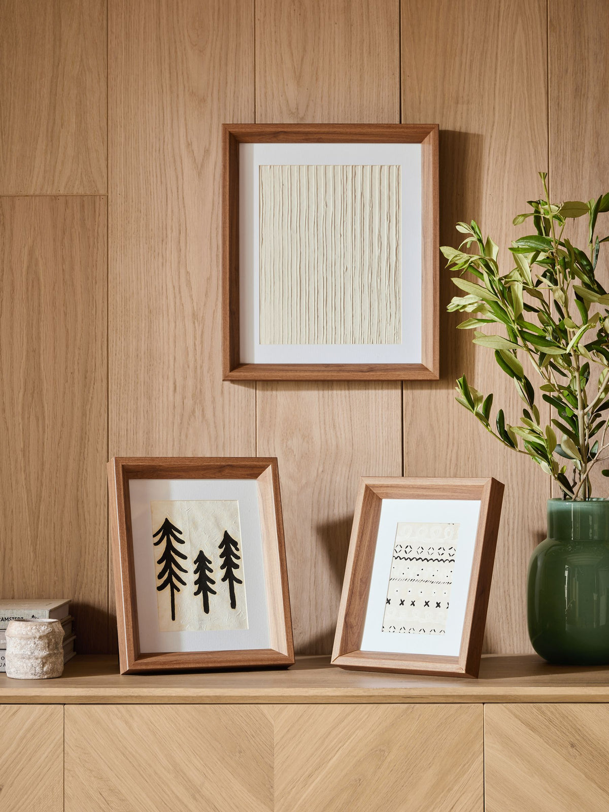 Natural wood effect Aspen photo frame, imported from the UK