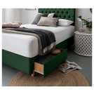 Silentnight Sassaria Double 2 Drawer Divan Set - Green