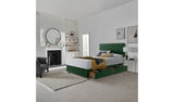 Silentnight Sassaria Double Divan Bed Set in Green (British brand)