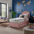 Silentnight Single Divan Bed Set Pink (British brand)
