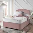 Silentnight Double Comfort Divan Bed pink (British brand)