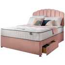 Silentnight Double Divan Bed in Pink (British brand)