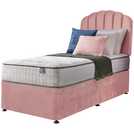 Silentnight Middleton Single Memory Divan Bed in Pink (British brand)