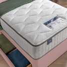 Silentnight Middleton Single Memory Foam Divan Bed with Headboard in Pink (British brand)