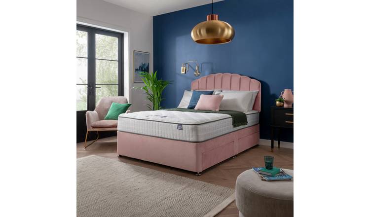 Silentnight Kingsize Bed Set Pink (British brand)