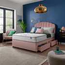 Silentnight Kingsize Bed Set Pink (British brand)