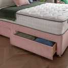 Silentnight Kingsize Bed Set Pink (British brand)
