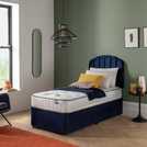 Silentnight Single Divan Bed Blue (British brand)