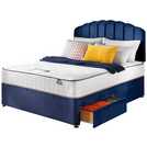 Silentnight Middleton Double 2 Drawer Divan Bed - Blue