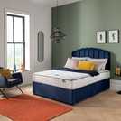 Silentnight Kingsize Divan Bed in Blue (British brand)