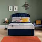 Silentnight Kingsize Divan Bed in Blue (British brand)