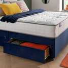 Silentnight Comfort Kingsize 4 Drawer Divan Bed - Blue
