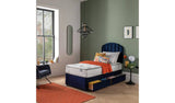 Silentnight Middleton single divan bed set with memory foam mattress and headboard (British brand)